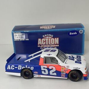 Ken Schrader #52 AC-DELCO Action 1995 Chevrolet Truck Bank limited edition